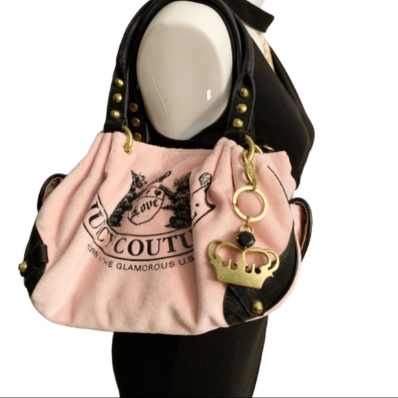 Juicy Couture Handbags - Juicy Couture Velour Crest Bag